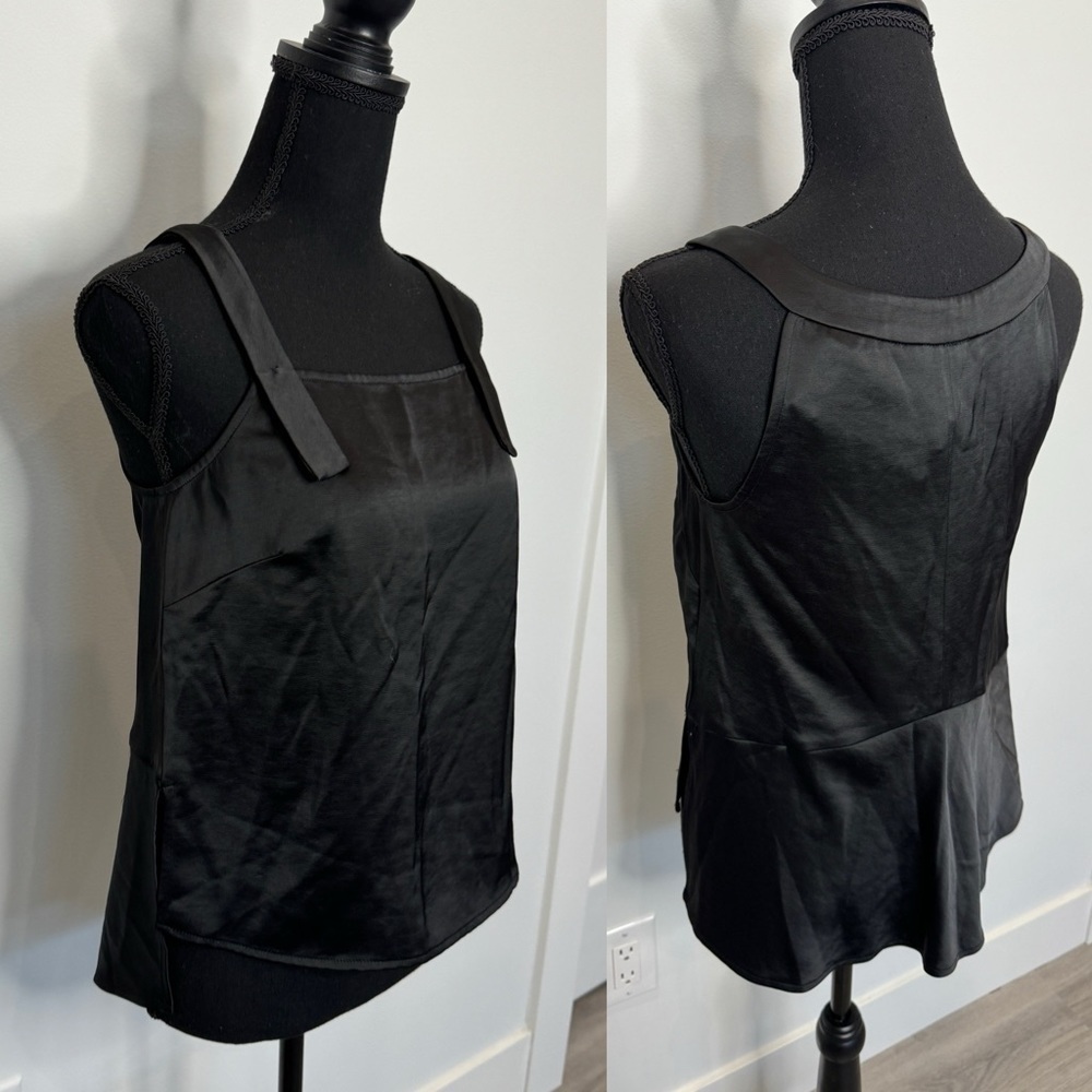 AX Armani Exchange Black Sleeveless Tank Top Blouse